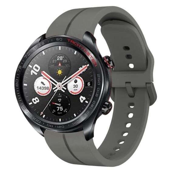 Cinturino per orologio in silicone For Honor Watch Dream da 22 mm (grigio scuro)