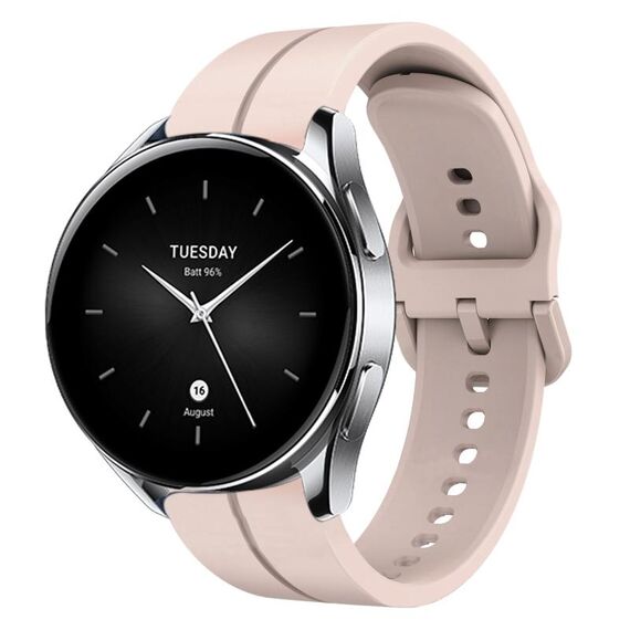 Per Xiaomi MI Watch S2 Cinturino in silicone da 22 mm con cinturino (rosa)