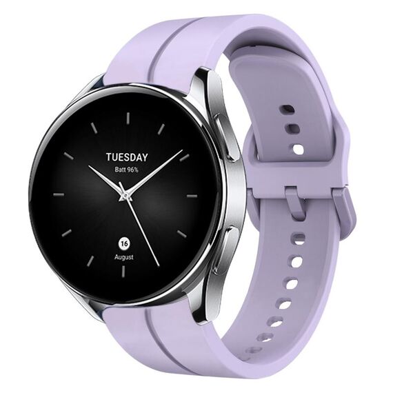 Per Xiaomi MI Watch S2 Cinturino in silicone da 22 mm con cinturino (viola)