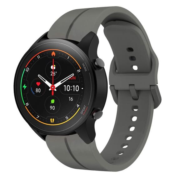 Per cinturino in silicone Xiaomi MI Watch S1 Pro 22mm Loop (grigio scuro)