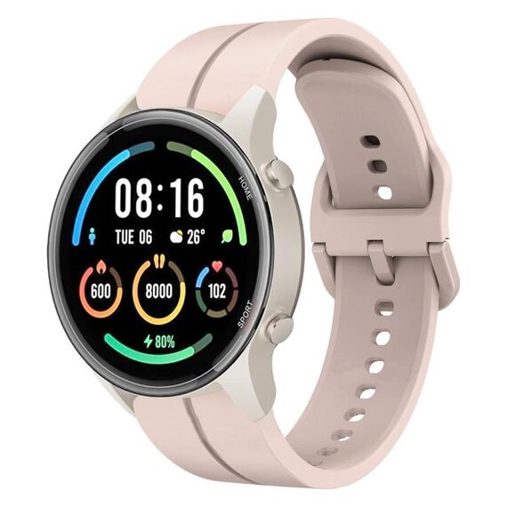 Per cinturino in silicone Xiaomi MI Watch Sport 22mm Loop (rosa)