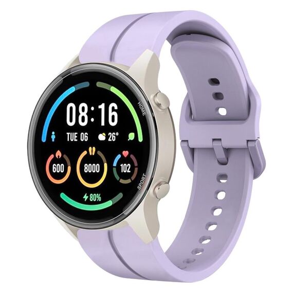 Per cinturino per orologio in silicone Xiaomi MI Watch Sport 22mm Loop (viola)