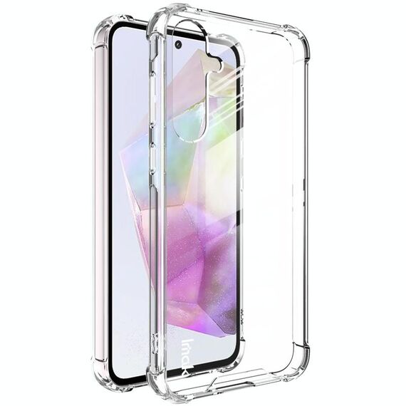 Per Samsung Galaxy A55 5G IMAK Space Shield PC + TPU Airbag Custodia antiurto per telefono (trasparente)