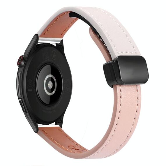 Cinturino per orologio in microfibra con fibbia magnetica sottile da 22 mm per Huawei Watch GT Runner (grigio elefante vitello)