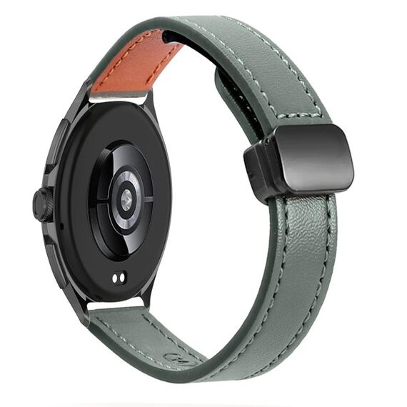 Per Xiaomi Watch 2 22mm Slim Magnetic Buckle Microfiber Leather Watch Band (Nero)