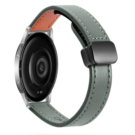 Per Xiaomi Watch S3 22mm Slim Magnetic Buckle Microfiber Leather Watch Band (Nero)