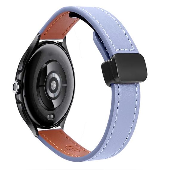 Per Xiaomi Watch 2 Pro 22mm Slim Magnetic Buckle Microfiber Leather Watch Band (Albicocca + Verde Avocado)