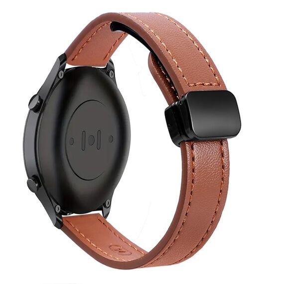 Per Xiaomi Watch S2 22mm Slim Magnetic Buckle Microfiber Leather Watch Band (Avocado Green)