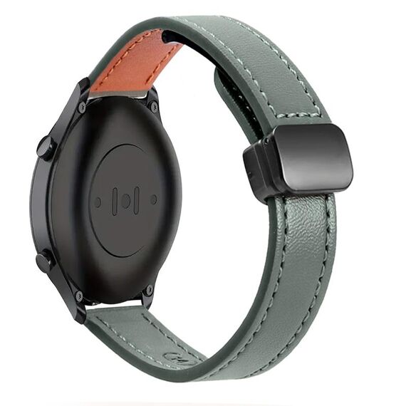 Per Xiaomi Watch S2 22mm Slim Magnetic Buckle Microfiber Leather Watch Band (Nero)