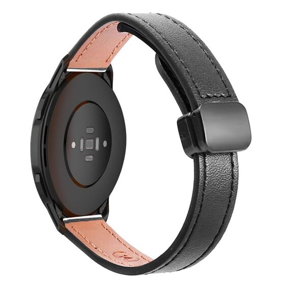 Per Xiaomi Watch Color 2 22mm Slim Magnetic Buckle Microfiber Leather Watch Band (Aimaorange+Crema Albicocca)