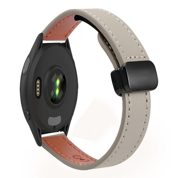 Per Honor Watch GS 3 22mm Slim Magnetic Buckle Microfiber Leather Watch Band (Albicocca+Caramello Macchiato)