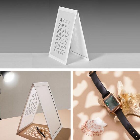 Riflettore pieghevole Soft Board Schermo riflettente in PVC Impermeabile Strumento fotografico Stile 4 screziato