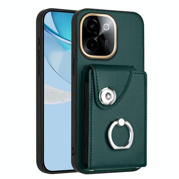 Per vivo Y200 Organ Card Bag Ring Holder Custodia per telefono (verde)