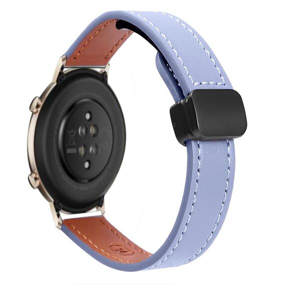 Per Huawei Watch GT 2 42mm Slim Magnetic Buckle 20mm Microfiber Leather Watch Band (Lavanda)