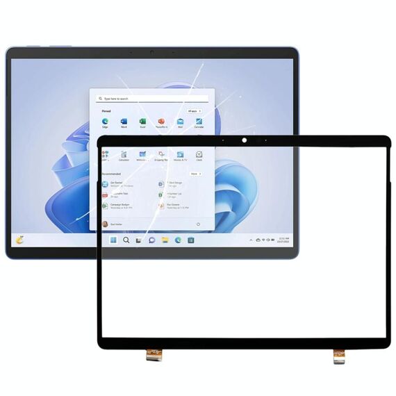 Per Microsoft Surface Pro 9 2038 2023 Touch Panel con adesivo OCA otticamente trasparente