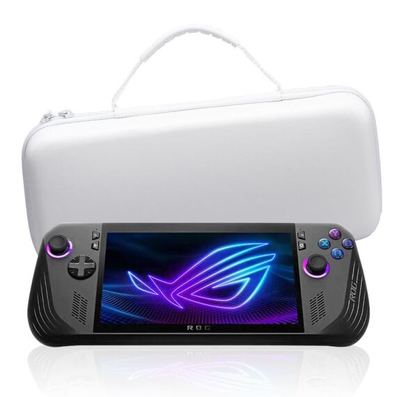 Per la console di gioco ROG Ally X Borsa a mano in pelle EVA (bianca)