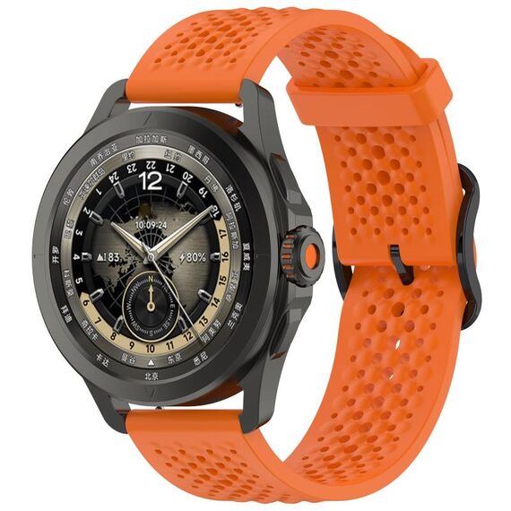 Per Xiaomi Watch S4 Sport Liquid Pure Color Silicone Watch Band (Arancione)