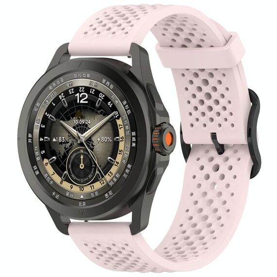 Per Xiaomi Watch S4 Sport Liquid Pure Color Silicone Watch Band (Rosa Chiaro)