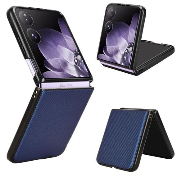 Per Xiaomi Mix Flip Custodia in pelle PU per PC (blu)