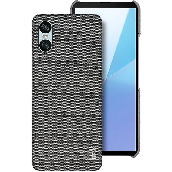 Per Sony Xperia 10 VI Custodia per telefono in PU + PC serie Ruiyi di Imak (grigio scuro)