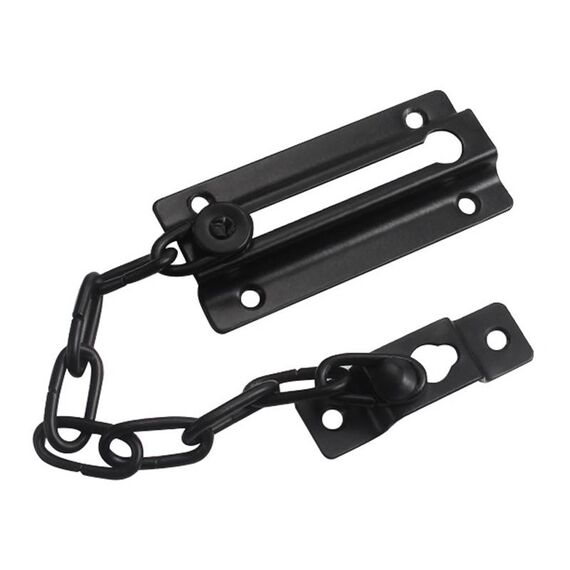 Catena di sicurezza per porta, antifurto, serratura per porta di casa, catenaccio per finestra, stile: quadrato nero