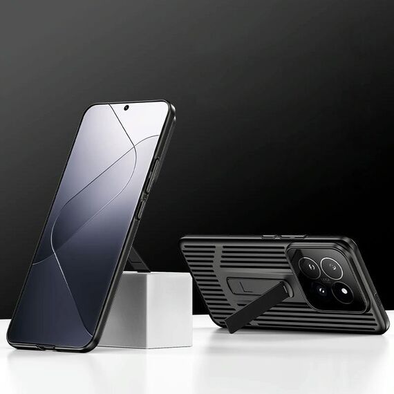 Per Xiaomi 14 Pro Custodia per telefono con supporto di raffreddamento straordinario (nero)