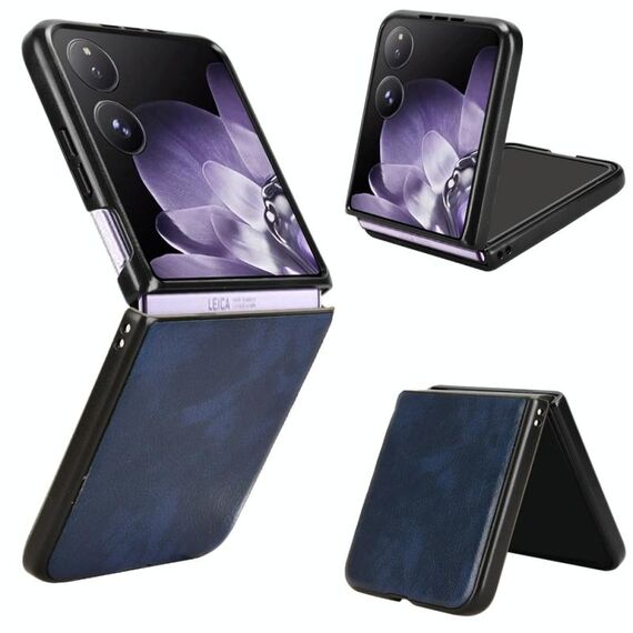 Per Xiaomi Mix Flip Litchi Texture Back Cover Custodia per telefono (blu)