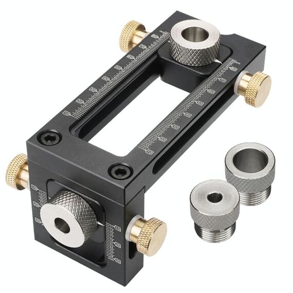 MG0-000-0011 2 in 1 Trapano a testa piatta a croce obliqua Punzonatrice Localizzatore di foratura per viti di armadietti da letto