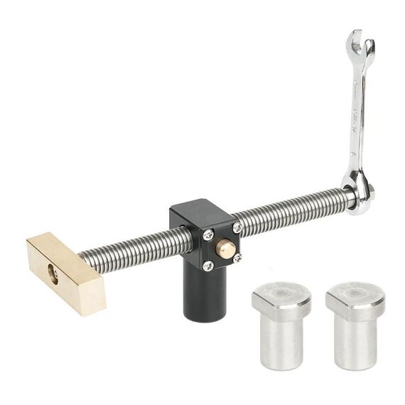 Morsa da tavolo regolabile per lavorazione del legno, morsetto a clip rapido fisso, modello: 20 mm + 2 morsetti da tavolo