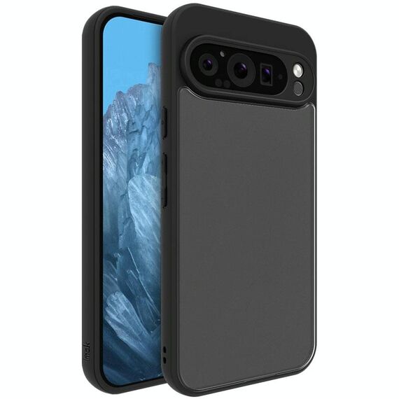 Per Google Pixel 9 Pro XL imak UX-9B Series Four Corners Tiny Airbag Shockproof Case (Nero)