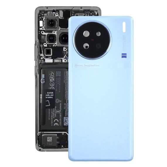 Per vivo X90 Cover posteriore batteria con copriobiettivo fotocamera (blu)