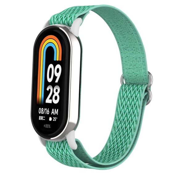 Per Xiaomi Smart Band 9/8 Cinturino in nylon elastico con spina in plastica (blu mare)