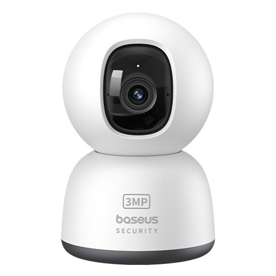 Baseus Security P1 Lite Telecamera di sicurezza WiFi intelligente da interno 3MP senza adattatore (bianca)