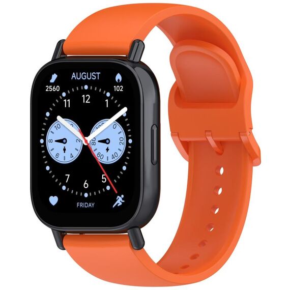 Per Redmi Watch 5 Active Color Buckle cinturino in silicone color puro (arancione)