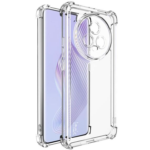 Custodia antiurto a quattro angoli per telefono Honor Magic5 IMAK UX-4 Series (trasparente)