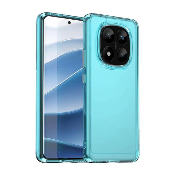 Per Redmi Note 14 Pro+ 5G Candy Series TPU Phone Case (blu trasparente)