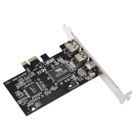 Scheda di espansione Firewire PCI-E 3 porte 1394a 1394b 2 x 6 pin + 1 x 4 pin per PC desktop