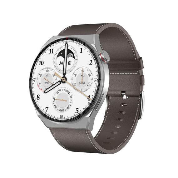 DW13 Smart Watch con schermo a colori da 1,5 pollici, supporto monitoraggio della frequenza cardiaca / monitoraggio della pressione sanguigna (argento)