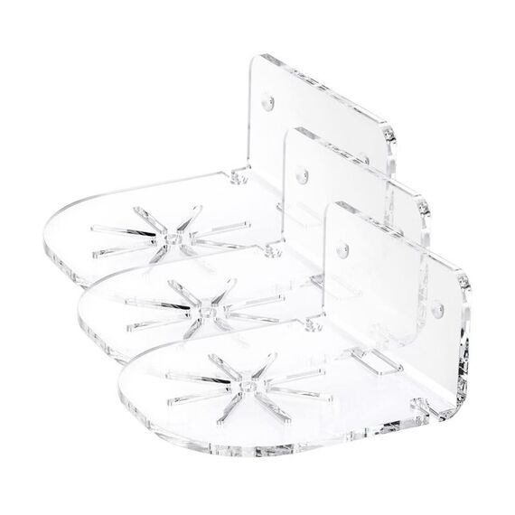 YX135 3 pezzi / set supporto da parete in acrilico per baby monitor / telecamera di sicurezza / altoparlante