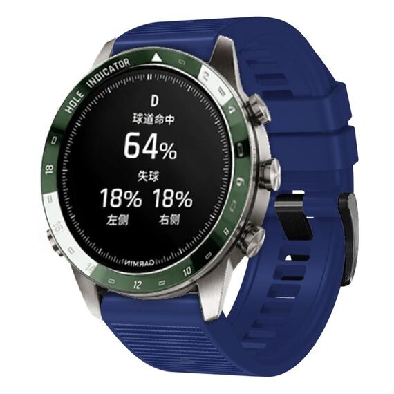 Per cinturino in silicone a sgancio rapido Garmin da 26 mm (blu reale)