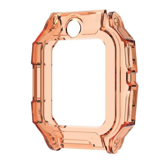 Per Xiaotiancai Z6P Half Coverage Hollow TPU Watch Custodia protettiva (arancione trasparente)
