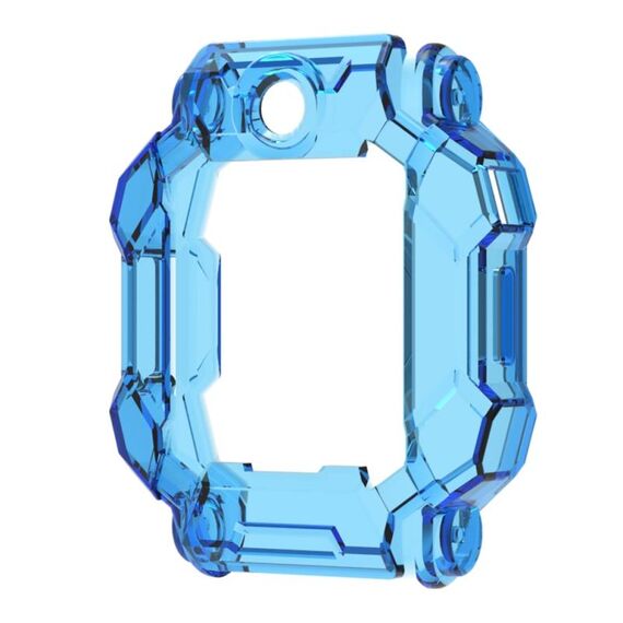 Per Xiaotiancai Z7S Half Coverage Hollow TPU Watch Custodia protettiva (blu trasparente)