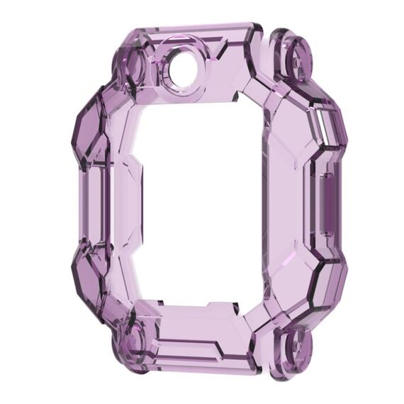 Per Xiaotiancai Z7S Half Coverage Hollow TPU Watch Custodia protettiva (viola trasparente)