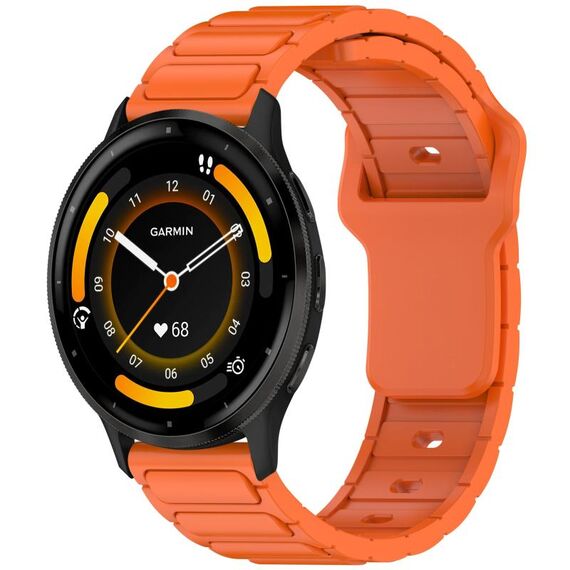 Per cinturino in silicone a forma di I Garmin da 22 mm (arancione)