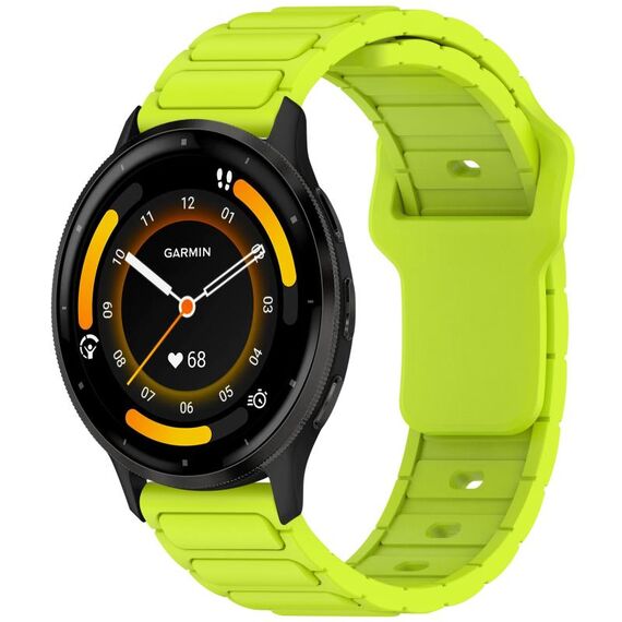 Per cinturino in silicone a forma di I Garmin da 22 mm (verde lime)