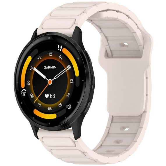 Per cinturino in silicone a forma di I da 22 mm Garmin (Starlight)