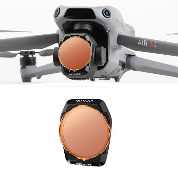 Per filtro obiettivo fotocamera DJI Air 3S Sunnylife, filtro: ND16PL