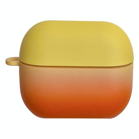 Per Samsung Galaxy Buds3 / 3 Pro PC Gradient Frosted Custodia protettiva per auricolari (giallo sfumato)