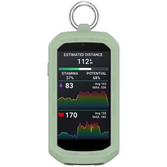 Per Garmin Edge 1050 Custodia protettiva in silicone per cronometro a copertura totale (verde)