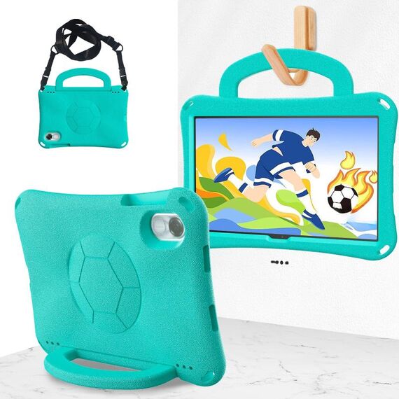 For Honor Pad X9 Handle Football Shaped EVA Shockproof Tablet Case(Mint  Green)